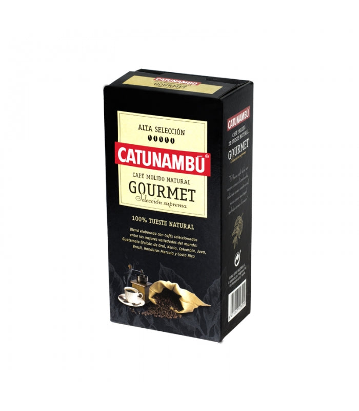 Café Molido Natural y Descafeinado Catunambú - Calidad Premium, 250 grs