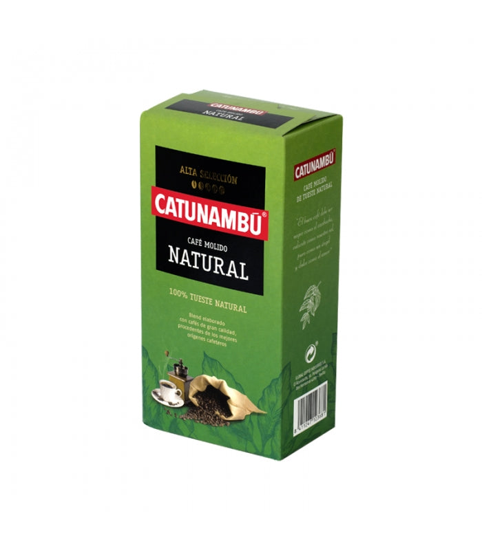 Café Molido Natural y Descafeinado Catunambú - Calidad Premium, 250 grs